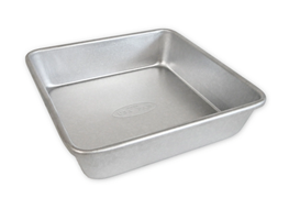 Bare 8x8 Inch Square Cake Pan by USA Pan